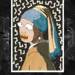 Tannie met die Perels | Art Print #005