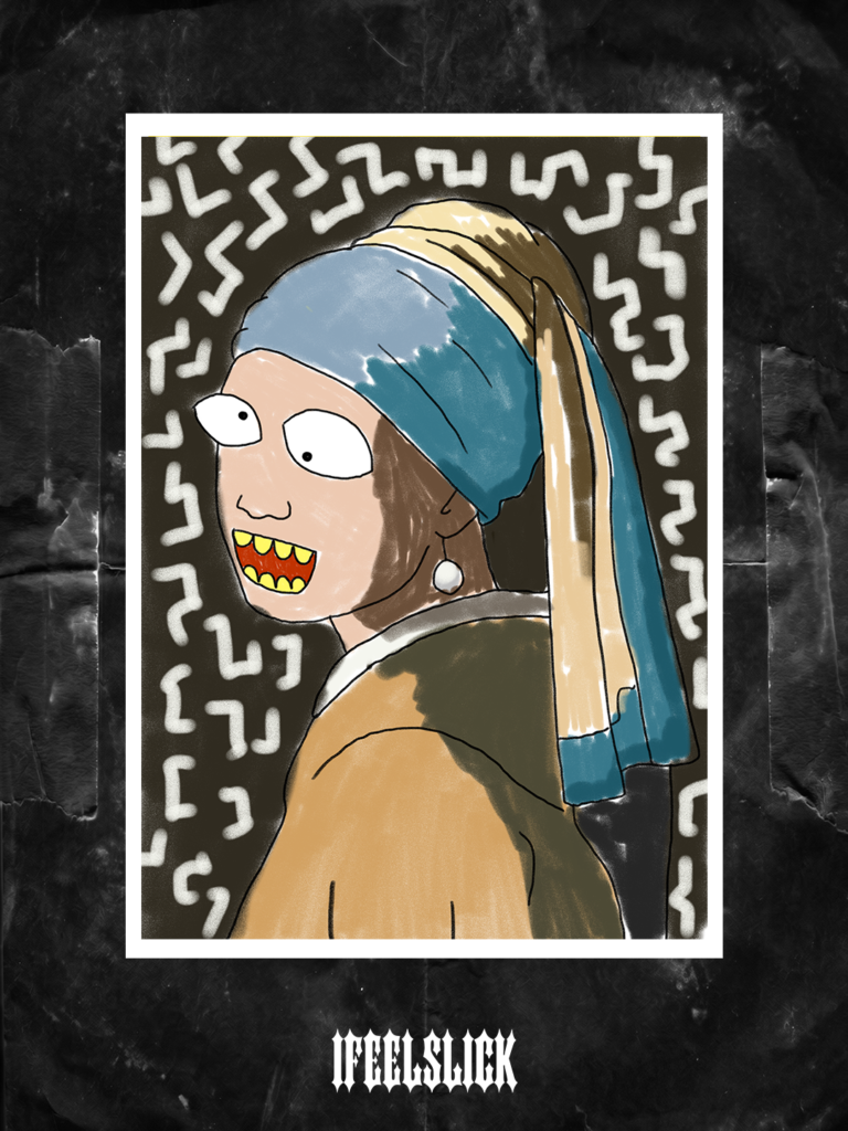 Tannie met die Perels | Art Print #005